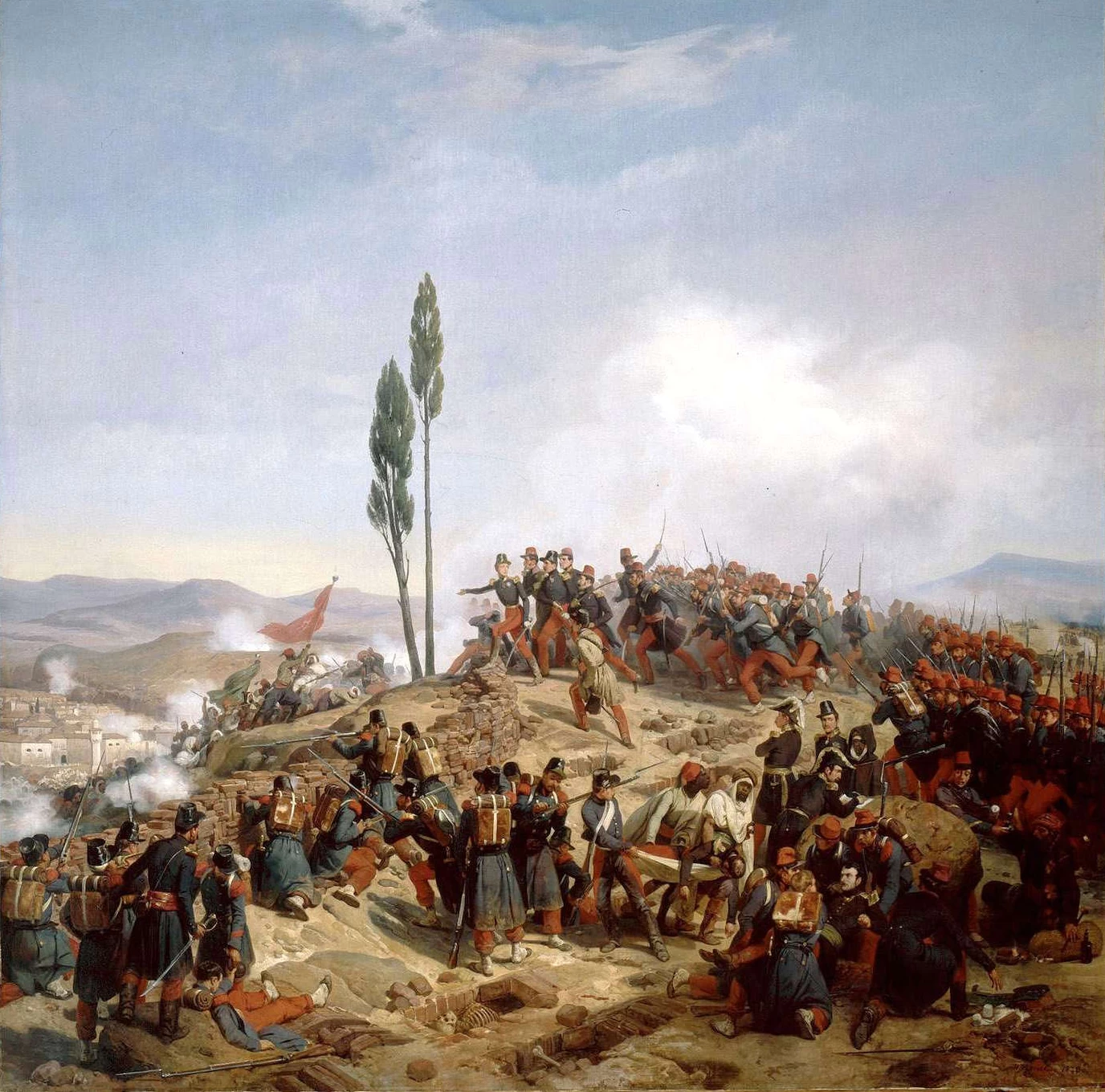 20-Presa de Costantine - Il nemico respinto dalle alture di Coudiat-Ati - 10 ottobre 1837